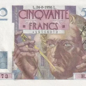 Promotion Billet France 50 Francs - Le Verrier - 24-08-1950 - Série H.167 - F.20.16