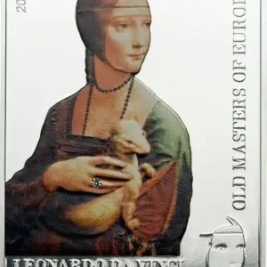 Meilleur Choix Iles Cook 5 Dollars - 2009 - La Dame à l'hermine de De Vinci