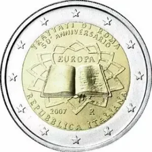Italie 2 Euros Commémo. 2007 - Traité de Rome Affaire À Saisir