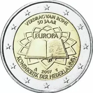 Pays-Bas 2 Euros Commémorative 2007 - Traité de Rome Exclusif
