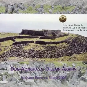 Réduction Irlande Coffret BU Euro 2007 - Irlande (1ère édition - Iles d'Aran / Dun Aengus)