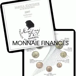 Slovénie Coffret BU Euro SLOVENIE 2007 - France Preeren Paiement Sécurisé