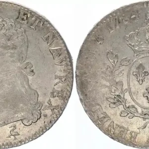 Populaire France ÉCU AUX BRANCHES D'OLIVIER LOUIS XVI - FRANCE - TB+