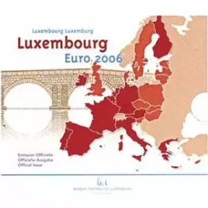 Marque Luxembourg Coffret BU Euro 2006 - Luxembourg (Architecture romane)