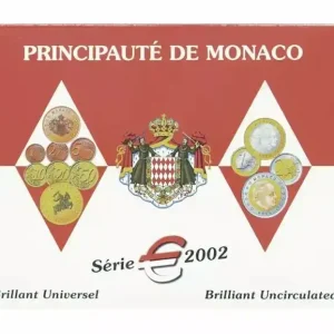 Remise Monaco Coffret BU Euro 2002 - Monaco