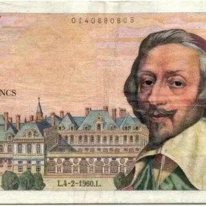 Billet France 10 NF Richelieu - 04-02-1960 Série J.57 Super Prix