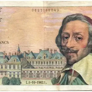 Prix Promo Billet France 10 NF Richelieu - 04-10-1962 Série Y.251