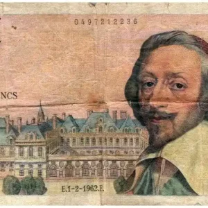 Bon Plan Billet France 10 NF Richelieu - 1962