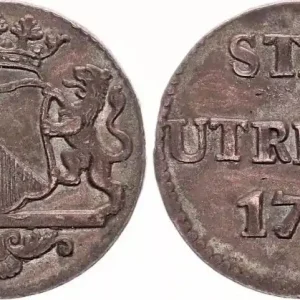 Pays-Bas 1 Duit Armoiries - 1768 Bon Plan