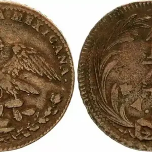 Mexique 1/4 Real Armoiries - 1836 MO Bon Marché