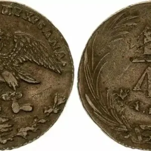 Mexique 1/4 Real Armoiries - 1833 MO Premium