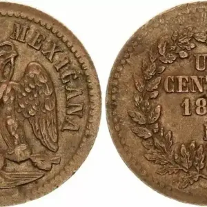 Achat Immédiat Mexique 1 Centavo Armoiries - 1871 MO
