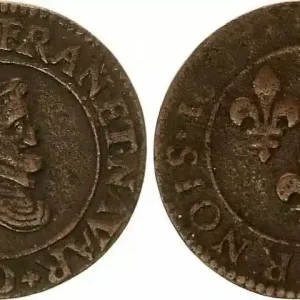 Premium France 1 Double Tournois, Henri IV - 1607 D Lyon