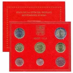 Dernière Chance Vatican Coffret BU 8 pièces 2016 - François