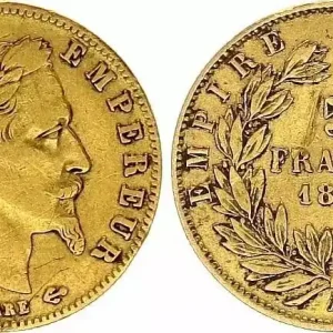 France 5 Francs Napoléon III - Tête nue - 1863 A Commander Maintenant