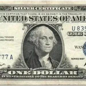 Billet USA 1 Dollar Washington - 1957 - U 83509777 A Meilleur Prix