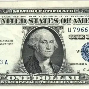 Billet USA 1 Dollar Washington - 1957 B - U 79665033 A Dernier Modèle