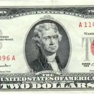 Billet USA 2 Dollars Jefferson - Monticello - 1963 - A 11465096 A Promotion
