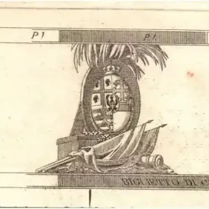 Billet Italie 25 Lire Drapeaux et armoiries (1792-1794) - Epreuve Offre Limitée