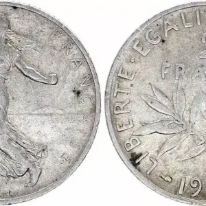 Réduction France 2 Francs Semeuse - 1912 Argent