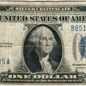 Billet USA 1 Dollar Washington - Blue Seal 1934 - B 65128835 A Livraison Gratuite