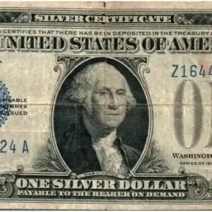 Authentique Billet USA 1 Dollar Washington - Blue Seal 1928 A - Z16440124A