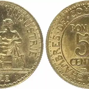 France 50 Centimes Chambre de Commerce - 1922 Premium