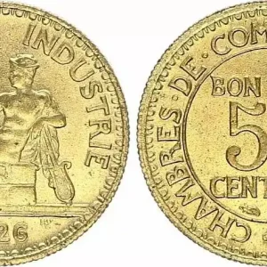 Promotion Saisonnière France 50 Centimes Chambre de Commerce - 1926