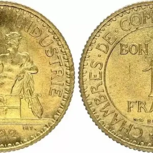 France 1 Franc Chambre de Commerce - 1922 Must-Have