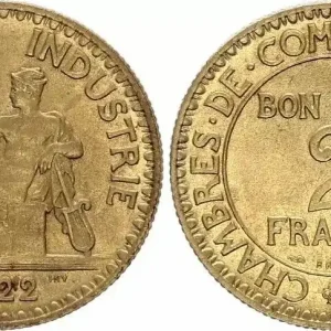 Offre Du Jour France 2 Francs Chambre de Commerce -1922