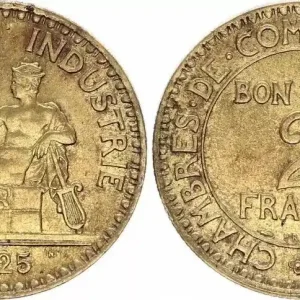 France 2 Francs Chambre de Commerce -1925 Solde