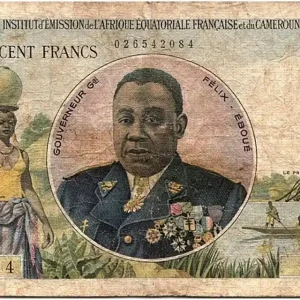 Dernière Chance Billet AEF 100 Francs Félix Eboué - 1957