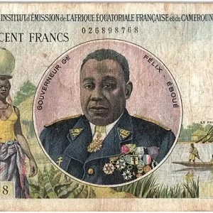 Garantie Incluse Billet AEF 100 Francs Félix Eboué - 1957