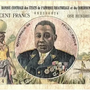 Dernière Chance Billet Etats de l'Afrique Equatoriale 100 Francs Félix Eboué - 1961