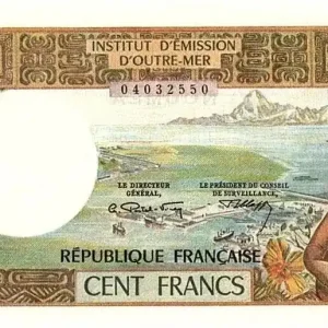 Livraison Mondiale Billet Nle Calédonie 100 Francs Tahitienne - 1973 Série Q2