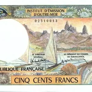 Nouvel Arrivage Billet Nle Calédonie 500 Francs Pirogue - 1985