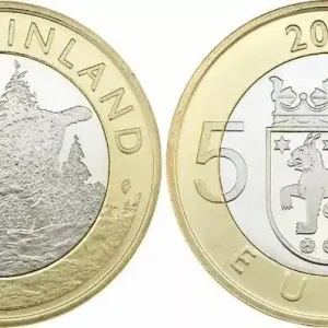Offre Limitée Finlande 5 Euro, Lynx - 2015