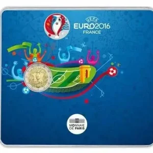 France - Monnaie de Paris 2 Euro UEFA - Euro de football - 2016 BU coincard Paiement Sécurisé