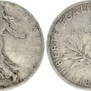 France 1 Franc Semeuse - 1898 Offre Du Jour