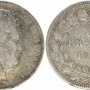 France 5 Francs Louis-Philippe 1er - 1832 T Nantes Expédition Rapide