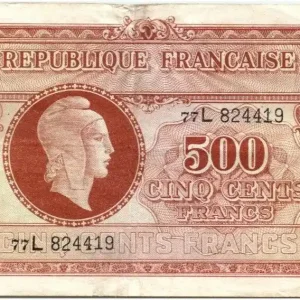 Produit De Marque Billet France 500 Francs Marianne - 1945 Lettre L - Série 77 L