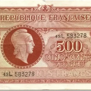 Commande En Gros Billet France 500 Francs Marianne - 1945 Lettre L - Série 43 L