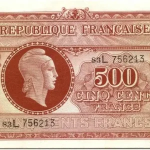 Billet France 500 Francs Marianne - 1945 Lettre L - Série 83 L Pas Cher