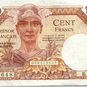 Billet France 100 Francs Mercure, Trésor Français - 1947 - Série B.1 Promotion