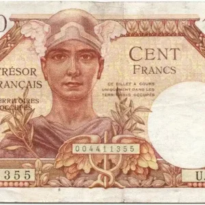 Soldes Billet France 100 Francs Mercure, Trésor Français - 1947 - Série U.2