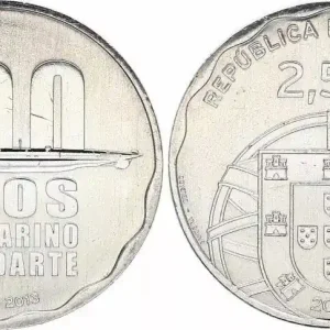 Portugal 2.5 Euro - 2013 - Sous Marin Espadon Livraison Mondiale