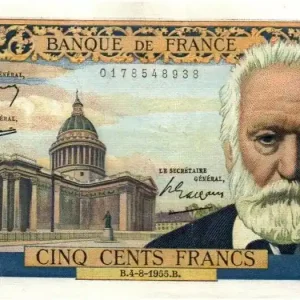Affaire À Saisir Billet France 500 Francs Victor Hugo - 04-08-1955 Série L.72
