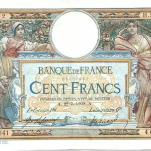 Populaire Billet France 100 Francs Luc Olivier Merson - 22-05-1908 Série H.241-462
