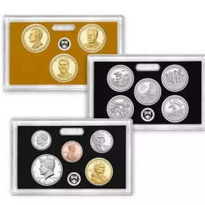Soldes USA BU.2016 13 Pièces, Coffret Proof BE Argent 2016 - 13 pièces BU.2016 13 Pièces, Silver San Francisco