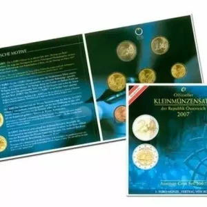 Achat Immédiat Autriche BU.2007 Série BU Euro 2007 - 8 Pièces